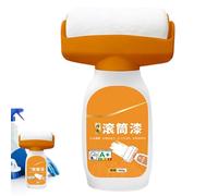 Pinceaux de rouleau pour murs, pinceau de rouleau de peinture - Petite peinture de rouleau à couverture forte en latex, pâte décontaminante pour réparation de murs, type émulsion d'eau portable