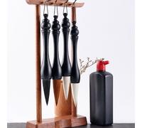 Pinceaux En Bambou Pour L'écriture Et La Peinture, Couplets De Pratique Régulière, U50d