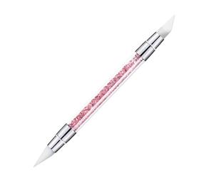 Pinceaux En Silicone , Sculpture Stylo Kit, Art Pen Double Tête Spatule Peinture Manucure Stylo, Pour Le Dessin Au Trait, La Et Pointillé