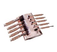 Pinceaux Maquillage Professionnel Pinceau de Maquillage Incrusté de Diamants Brosses à Cosmétiques pour Fond de Teint, Crème en Poudre, Fard à Joues, Ombre à Paupières, 10 Pièces