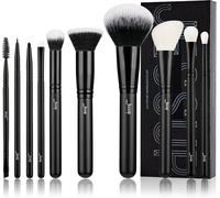 Pinceaux Maquillage Set Pinceau De Maquillage Cosmétique Fond De Teint Poudre Ombre À Paupières Eyeliner Estompeur Lèvres T271 Noir
