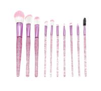 Pinceaux Maquillages Pour Poudre Ensemble De Pinceaux Maquillage 10 Pièces For Fond Teint, Fard À Paupières, Sourcils, Blush, Anti-cernes Fard A Paupiere(Rosa)