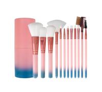 Pinceaux Maquillages Pour Poudre Ensemble De Pinceaux Maquillage 12 Pièces Avec Boîte Adaptée Au Fond Teint, Fard À Paupières, Contouring Fard A Paupiere(A)