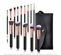 Pinceaux Maquillages Pour Poudre Ensemble De Pinceaux Maquillage 14 Pièces À Poils Doux For Fard Paupières Blush Pinceau Contour Fard A Paupiere(Gold gloss-Brush Pack)