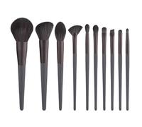 Pinceaux Maquillages Pour Poudre Lot De 10 Pinceaux Maquillage Doux Avec Manche En Bois For Le Visage Et Les Yeux Fard A Paupiere(G)