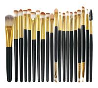 Pinceaux Maquillages Pour Poudre Pinceaux De Maquillage Ensemble 20 Pièces Stylo For Fond Teint Blush Anti-cernes Fard A Paupiere(Black)