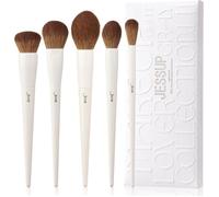 Pinceaux Maquillages Visage,Lot De 5 Pinceau Maquillage Pour Visage,Pinceau Maquillage Doux Végétalien Pour Fond De Teint,Blush