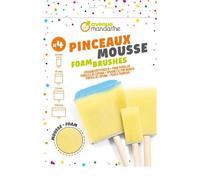 Pinceaux mousse - Jaune