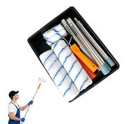 Pinceaux pour murs, outil complet pour rénovation de la maison | Rouleau de peinture pour murs, décorations pour meubles, portes, clôtures, bateaux, artisanat