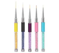 Pinceaux professionnels pour Nail Art, 5 pièces, perceuse à pointe, stylo de peinture pour dessin, manucure