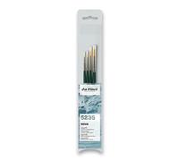 Pinceaux - Rond - Acrylique - Miniature - 4 tailles - Fibres synthétiques - Da V