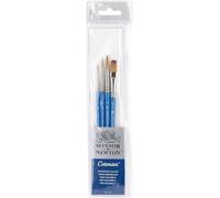 Pinceaux - Rond - Plat - Aquarelle - Synthétiques - 4 tailles - Winsor et Newton