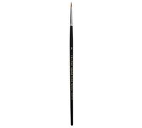 Creotime pinceaux ronds taille 2 12 pièces Noir
