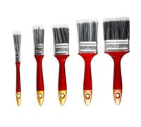 Pinceaux - SHOP-STORY - Lot de 5 - Fibres Synthétiques - Tailles 12 à 63 mm