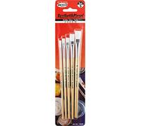 Pinceaux Synthétiques en lot de 5 Taille 2-4 - 6-8 - 10
