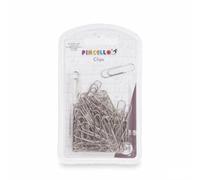 Clips En Métal - Pincello - Moyens - Argentés - Multicolores - 24 Unités