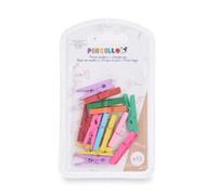 Pincello Petites Pinces Multicolores en Bois (24 unités)