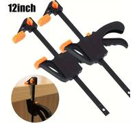 Pinces à barre de 12 pouces pour le travail du bois, pinces à poignée rapide, pince à déclenchement, pince à cliquet à une main, Mini petite pince à barre pour l'artisanat