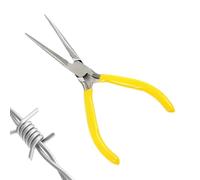 Pinces À Bec Long Outil dénude-fils pointe étendue | Pince À Bec Pour Réparation Électronique Pour Maison Industrie Construction Garage Atelier Automobile Électriciens Jaune