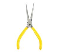 Pinces À Bec Long Outil dénude-fils pointe étendue | Pince industrielle à bec Pour Maison Industrie Construction Garage Atelier Automobile Électriciens Jaune