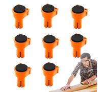 Pinces À Bois Pour Chien D'établi - 8 Pièces, Pinces À Bois, Trou Pour Chien | Biscuits De Banc Antidérapants, Fraisage De Peinture De Découpe, Accessoire D'atelier À Domicile Professionnel Robuste, I