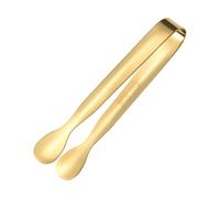 Pinces à bonbons en acier inoxydable 304 de 11 cm, petites pinces pour servir des cubes de sucre, des glaçons | Pinces de cuisine pour tranches de Li