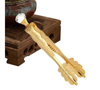 Pinces à brûleur d'encens au de bois | Outils vintage à long manche | pinces à vintage - pour Tea Party Sugar Ice Chef Charcuterie Bar Snack Apéritif Candy Encenser Church Coal