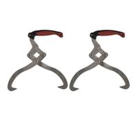 Pinces à bûches 2 pcs avec manche en TPR 141270