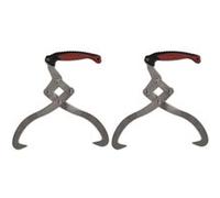 Pinces à bûches 2 pcs avec manche en TPR G