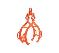 VEVOR Pince forestière 710 mm pivotante 4 griffes capacité 453 kg en acier robuste