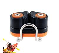 Pinces à câble réglables - Fermeture automatique en nylon - Dimensions 6,4 x 2,9 cm - Poids net : 100 kg - Construction en acier inoxydable - Pour kayak, fitness, pilates, lit, canoë, marine, kit de