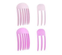 Pinces À Cheveux 4 Pièces, Outils De Volume De Cheveux, Accessoires De Coiffure, Pinces À Cheveux En Plastique, Peignes À Cheveux Créatifs