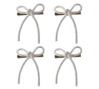 Pinces À Cheveux À Nœud 4 Pièces, Pinces À Cheveux En Strass, Pinces À Cheveux Élées, Accessoires Pour Cheveux Brillants, Accessoires Pour Cheveux