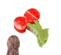 Pinces à cheveux à nœud cerise, pinces à griffes mignonnes, Pinces à cheveux aux fruits Clips à griffes uniques, Clip cerise, accessoires pour cheveux cerises pour la fête des mères, cérémonie de remi