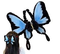 Pinces à cheveux | Accessoires de coiffure antidérapants papillon, kit de fabrication d'épingles à cheveux épais, pour femmes et filles, pour le sport , le travail, les fêtes, les rendez-vous