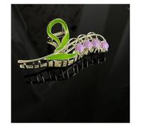 Pinces à Cheveux Accessoires for cheveux féeriques en forme de clochette, pince à cheveux de grande qualité, motif requin cent ans d'automne(Lavender)