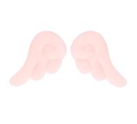 Pinces à Cheveux Ailes D’ange en Tissu Rose, 1 Paire
