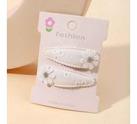 Pinces À Cheveux Andrflower Pour Bébé Fille,Épingles À Cheveux Pour Enfants,Barette En Dentelle Blanche,Princesse,Accessoires Pour Cheveux Pour Bébé,Cadeau En Gros,Ins Destroy - Type 3685-1