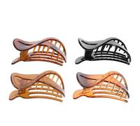 Pinces à Cheveux Antidérapantes 8 en Polystyrène, Lot de 4