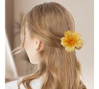 Pinces À Cheveux Antidérapantes En Forme De Fleur, 3PCS Pince Cheveux Pour Femmes Pince À Cheveux Preppy À Fleurs Accessoires Pour Cheveux D'Hawaï Pince Cheveux Fleur Couleur Vive Pince Fleur Cheveux