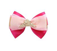 Pinces à cheveux avec nœud de princesse pour filles et femmes - 10,2 cm - Cadeau d'anniversaire - Accessoires de cheveux pour Aurore