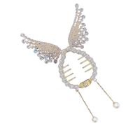 Pinces à cheveux avec perles et strass - en strass pour femme - Bijoux de cheveux pour coiffage, queue de cheval avec perles pour filles, femmes, épouses