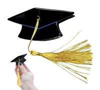 Pinces À Cheveux Avec Pompon Jaune - Barrettes Mignonnes - Épingles À Cheveux Pour Fête De Remise De Diplôme Pour Étudiants, Femmes, Filles, Voyage, École, Séance Photo, Fête, Cérémonie, Jeu De Rôle