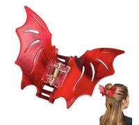 Pinces à cheveux chauve-souris | Barrette d'horreur | Barrette gothique Ailes de chauve-souris | Accessoires d'Halloween non glissants Cadeau gothique vivant pour fête d'Halloween gothique Psy