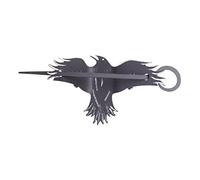 Pinces à cheveux chauve-souris, jolie épingle à cheveux avec un corbeau, épingle à cheveux réaliste, bâton d ' oiseau chauve-souris pour femmes et filles, Barrettes d ' halloween, corbeau gothique,