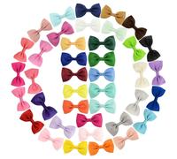 Pinces À Cheveux Colorées Pour Enfants, 40 Couleurs, 20/40 Pièces, Petit Noeud Papillon, Solide, Accessoires Pour Cheveux, 643