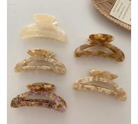 Pinces À Cheveux Colorées Texturées En Marbre Acrylique Pour Femmes, Épingles À Cheveux, Accessoires De Maquillage, Nouvelle Collection 2020