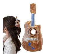 Pinces à cheveux de guitare drôles, pinces à griffes de guitare | Clips de cheveux fantaisie pour guitare - clips pour cheveux fins et épais, barres droites et à la mode, fo