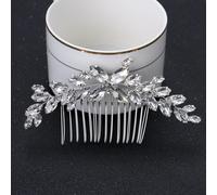 Pinces À Cheveux De Mariage, Peignes Latéraux À Feuilles Scintillantes, En Verre, En Alliage Métallique, Accessoires Pour Mariée Bh Bh