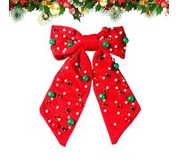 Pinces à cheveux de Noël - Barrettes à nœud pour femme, accessoire de festif élégant pour les vacances, pinces à élégantes pour fête de Noël, célébration, événement festif,